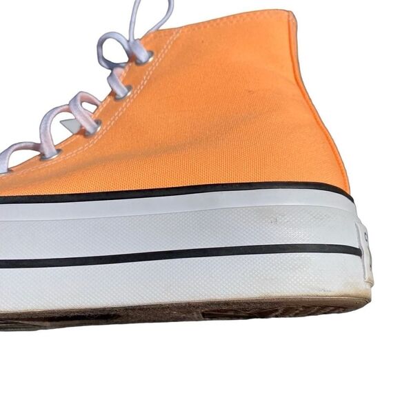 Converse Chuck Taylor All Star High Lift Platform Peach Beam 8.5 EUC - Picture 6 of 13
